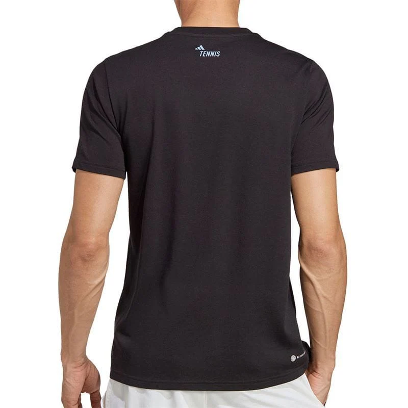 Men's Adidas Melbourne Graphic Tennis Tee - Image 2