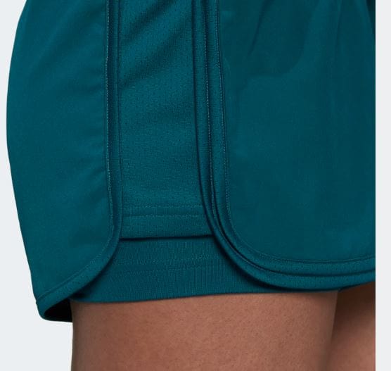 Adidas Women's Club Tennis Shorts - Legacy Teal / Black - Image 2
