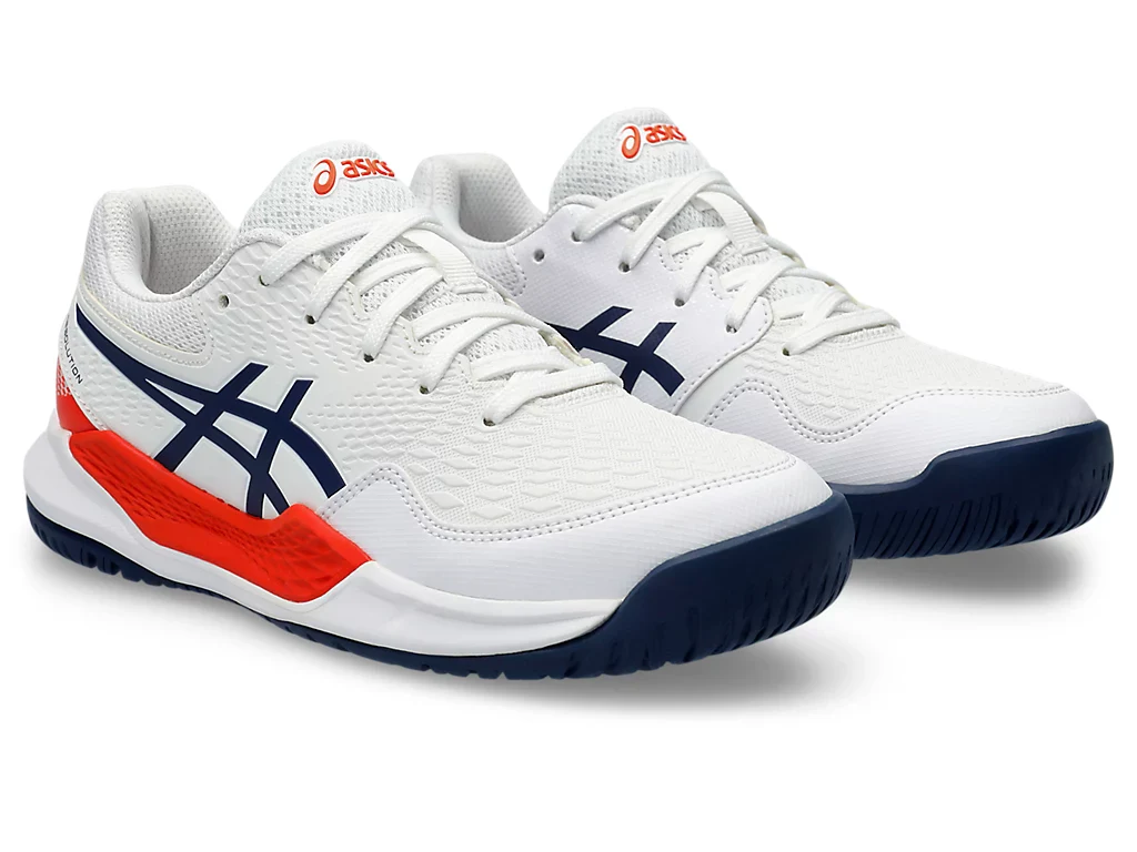 Asics Gel Resolution 9 Grade School Junior Tennis Shoes - Image 2