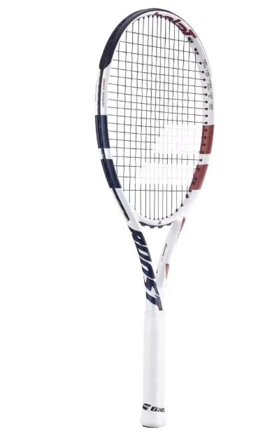 Babolst Boost Drive White (Strung) Tennis Racquet - Image 3