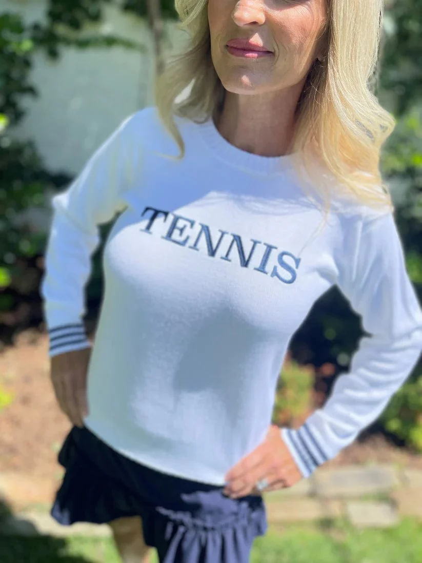 Bubble Women's Knit Tennis Sweater - Image 5
