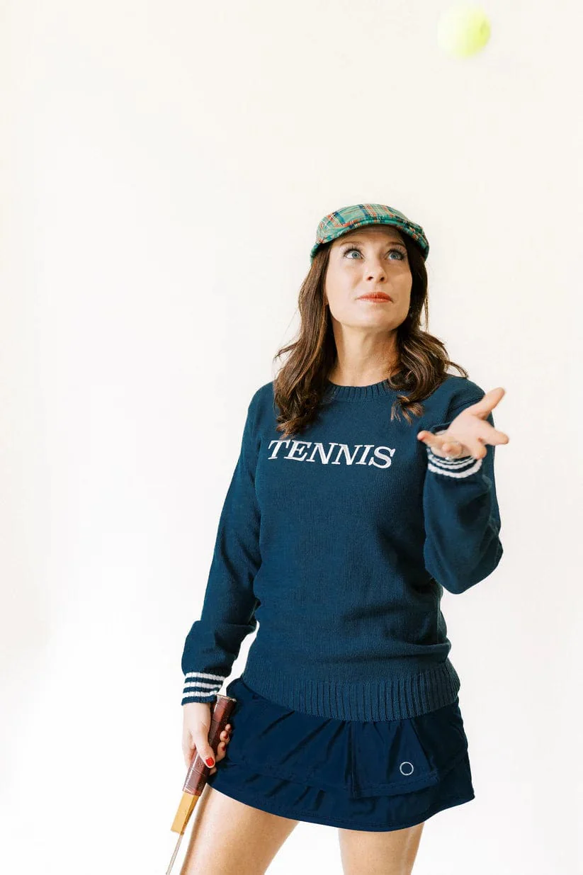 Bubble Women's Knit Tennis Sweater - Image 7
