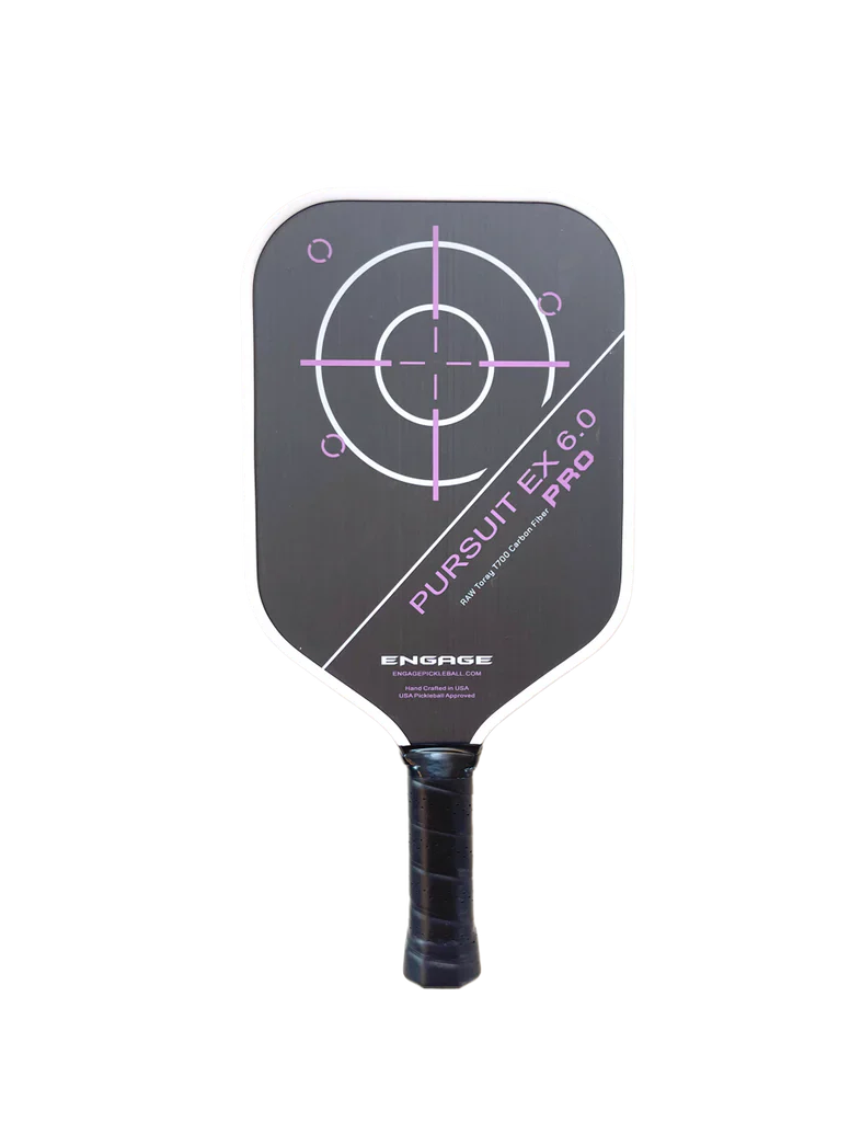 Engage Pursuit Pro EX 6.0 RAW T700 Carbon Fiber Pickleball Paddle - Image 5