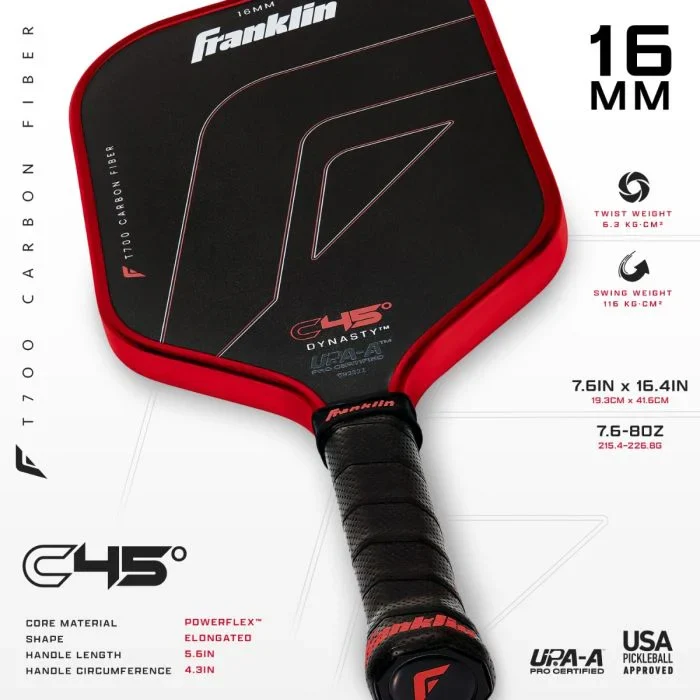 Franklin C45 Dynasty Pickleball Paddle - Image 3