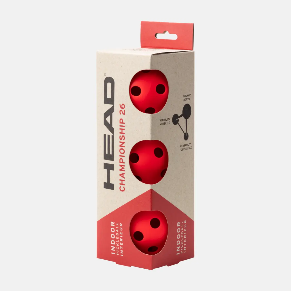 Head Championship 26 Indoor Pickleball - 3 Pack