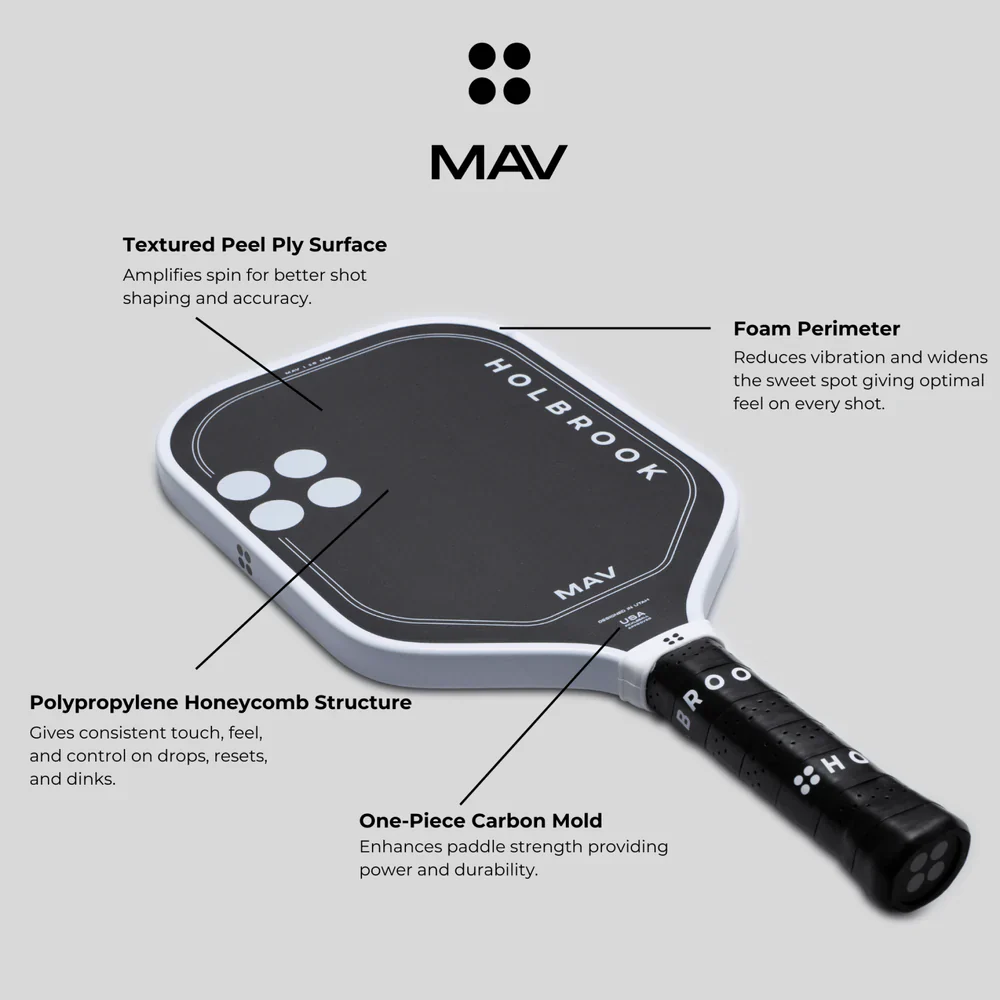Holbrook Mav Pickleball Paddle - Image 4