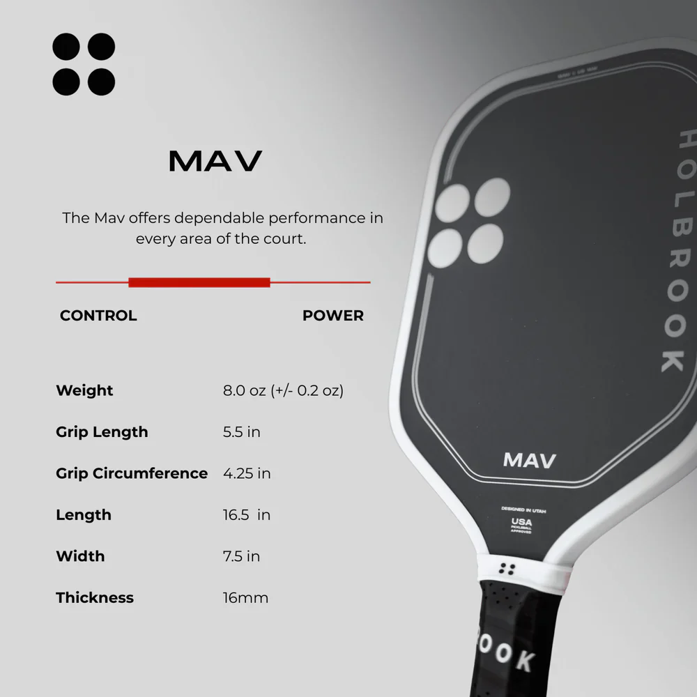 Holbrook Mav Pickleball Paddle - Image 5