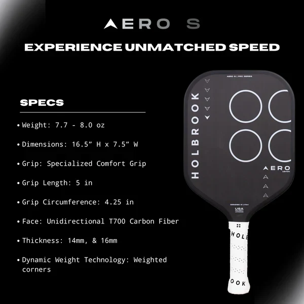 Holbrook Pro Aero S 16mm Pickleball Pack - Image 6