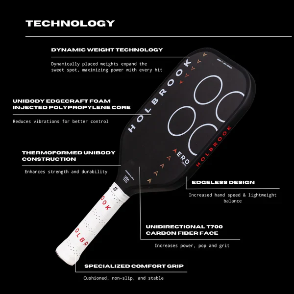Holbrook Pro Aero T (Elongated) Pickleball Paddle - Image 5