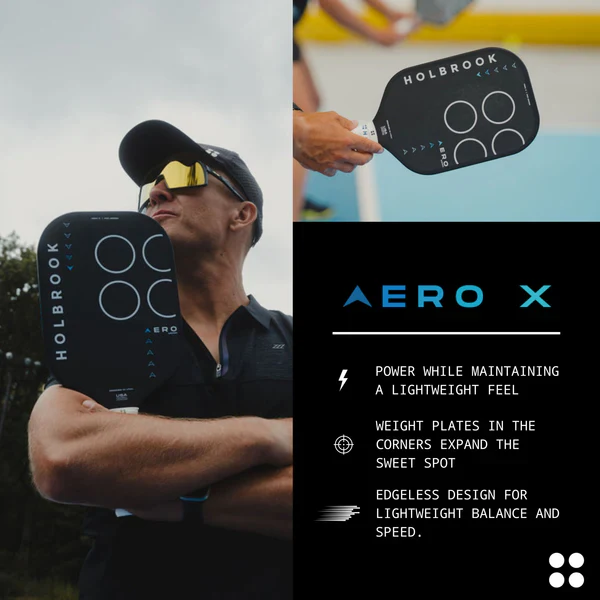Holbrook Pro Aero X (Hybrid) Pickleball Paddle - Image 5