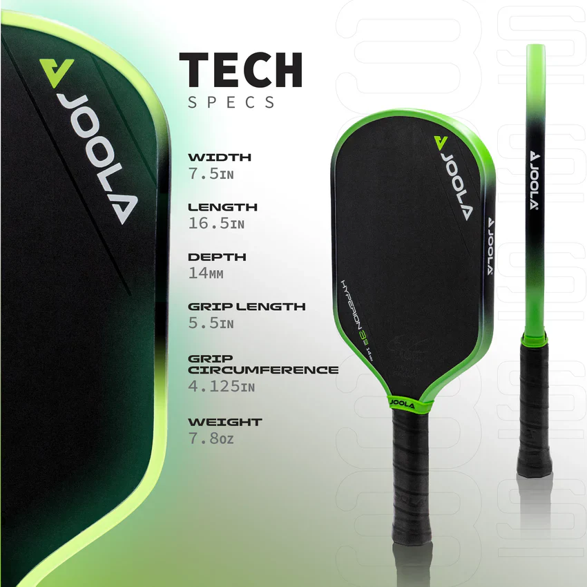 JOOLA Ben Johns Hyperion 3S 14mm Pickleball Paddle - Image 6