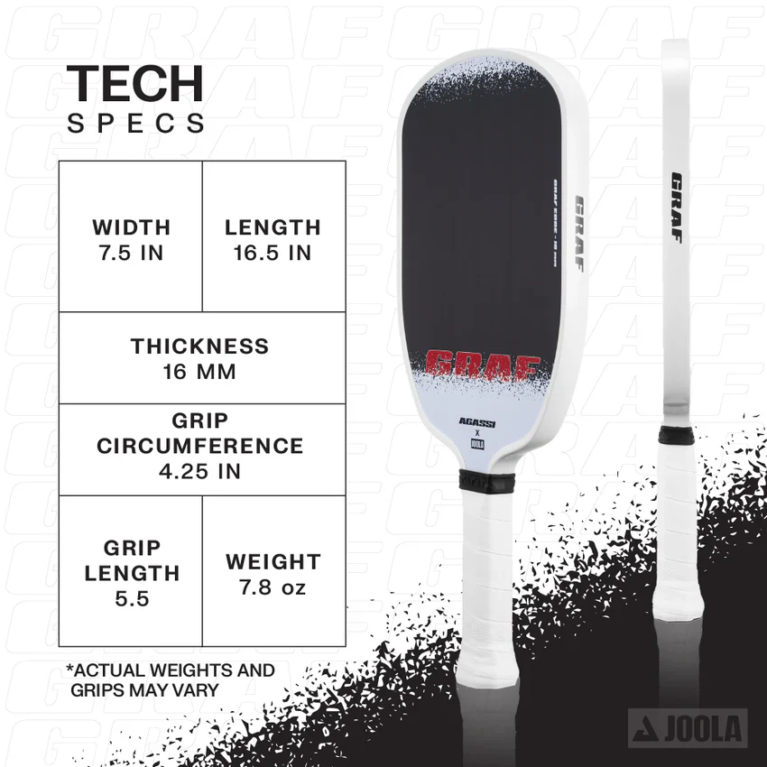 Joola Graf Edge 16mm Pickleball Paddle - Image 5