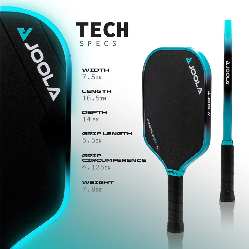 JOOLA Perseus 3S 14mm Pickleball Paddle - Image 6