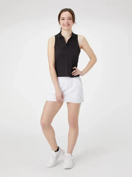 Women's K Swiss Core Sleeveless Rib Tennis Polo - Image 8