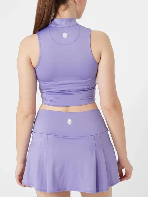 Women's K Swiss Long Game Crop Tennis Tank Top - Image 4
