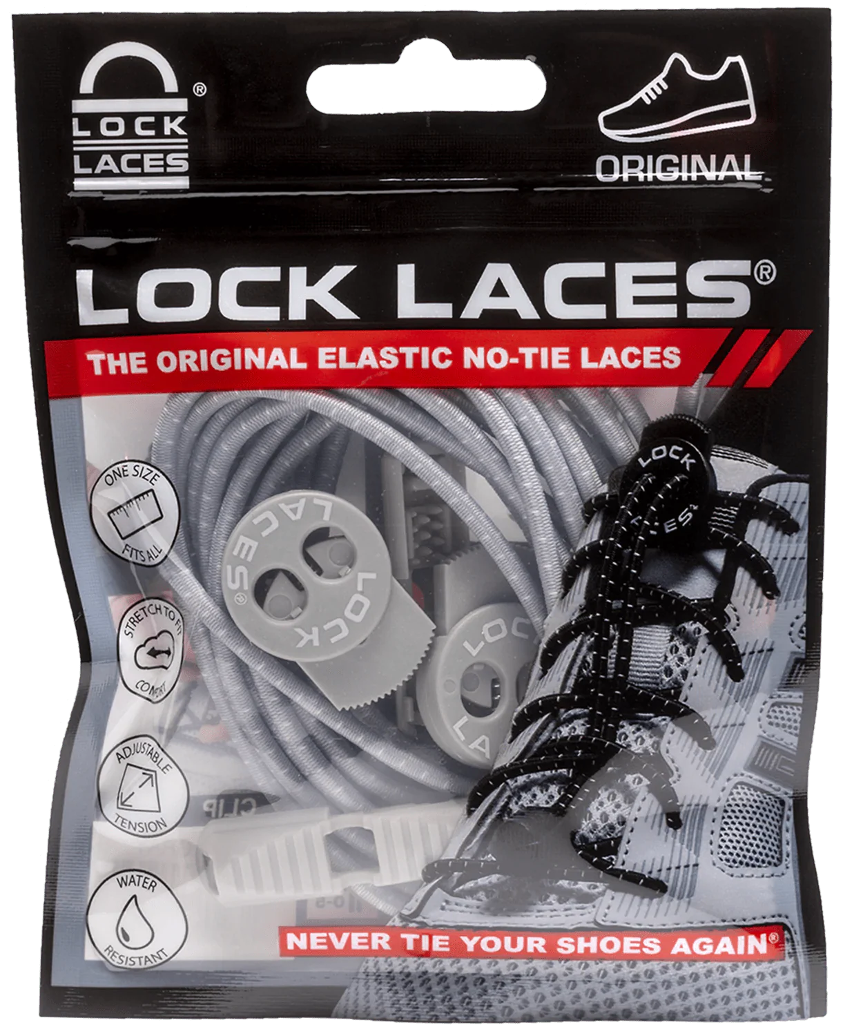 Lock Laces- The Original Elastic No-Tie Laces - Image 4