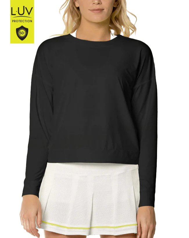 Lucky In Love Women's Tennis Long Sleeve (Semi-Fitted) - Hype L/S