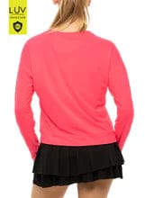Lucky In Love Women's Tennis Long Sleeve (Semi-Fitted) - Hype L/S - Image 12
