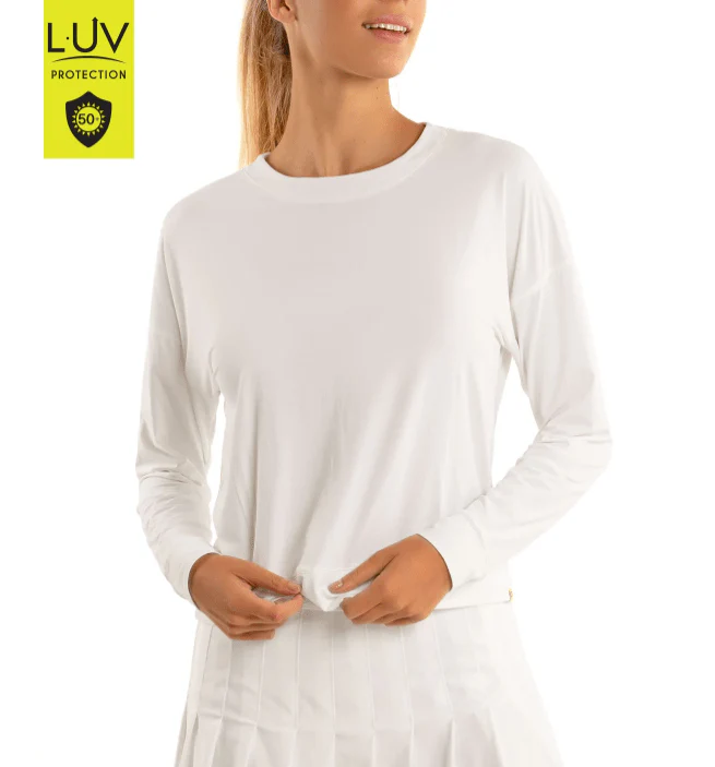 Lucky In Love Women's Tennis Long Sleeve (Semi-Fitted) - Hype L/S - Image 3