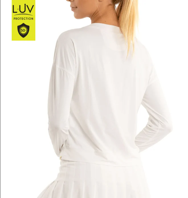 Lucky In Love Women's Tennis Long Sleeve (Semi-Fitted) - Hype L/S - Image 4