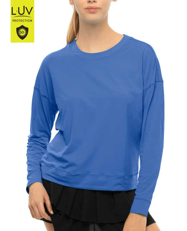 Lucky In Love Women's Tennis Long Sleeve (Semi-Fitted) - Hype L/S - Image 7