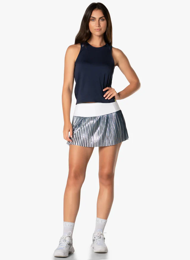 Lucky In Love Women's Dazzle Pleated Tennis Skirt - Image 5