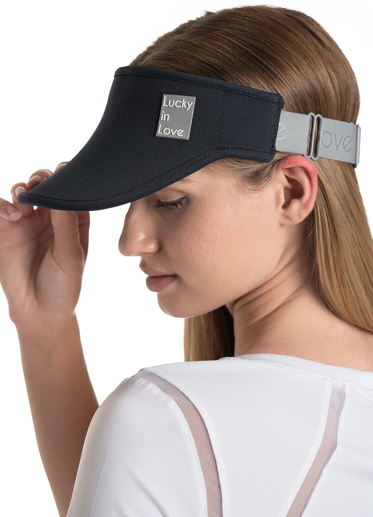 Women's Lucky in Love Stretch Visor - Image 15