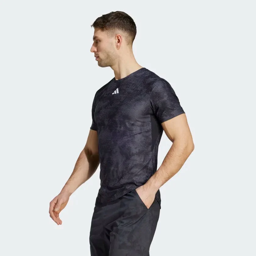 Men's Adidas Tennis Paris Heat.RDY Freelift Tee - Image 2
