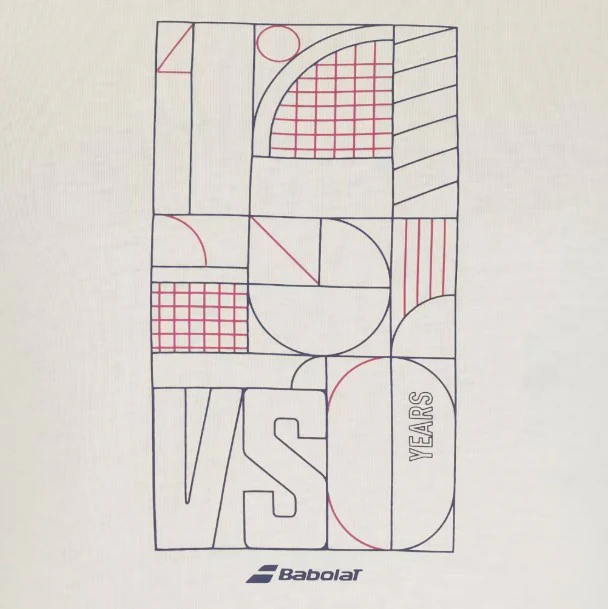 Men's Babolat Cotton Tee 150 Years - Image 4