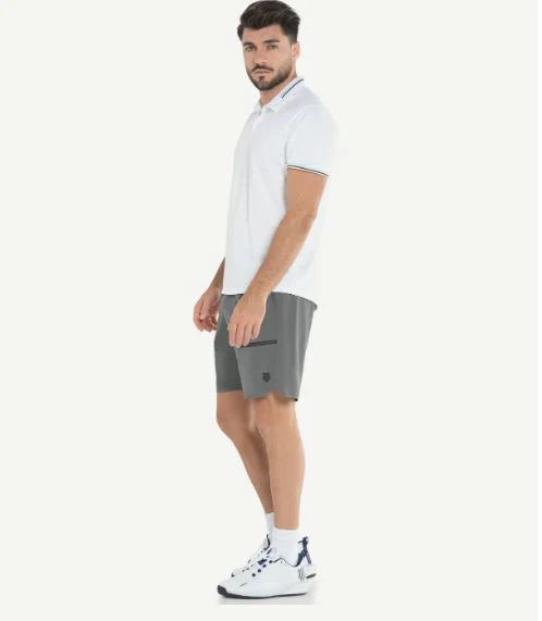 Men's K Swiss Player 7" Short - Dark Gray
