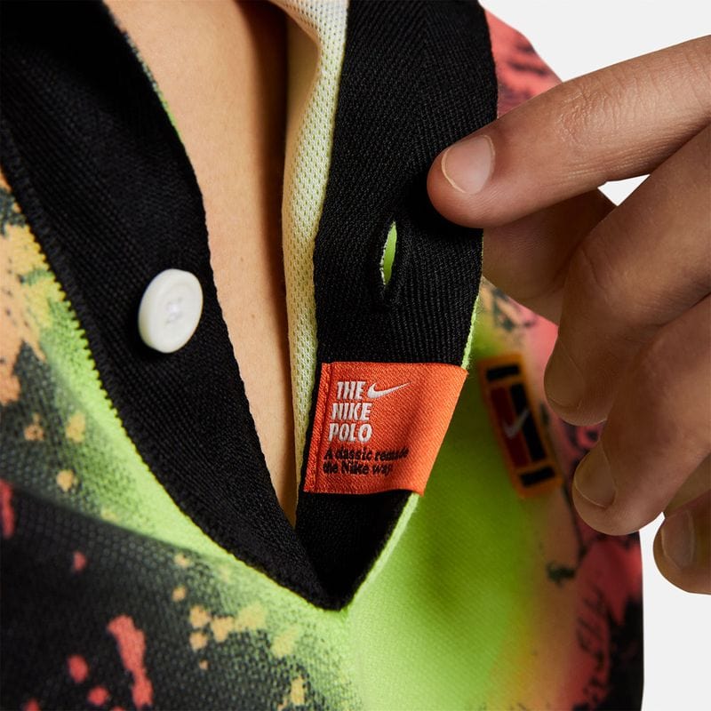 Men's Nike Printed Slim Tennis Polo - Image 3