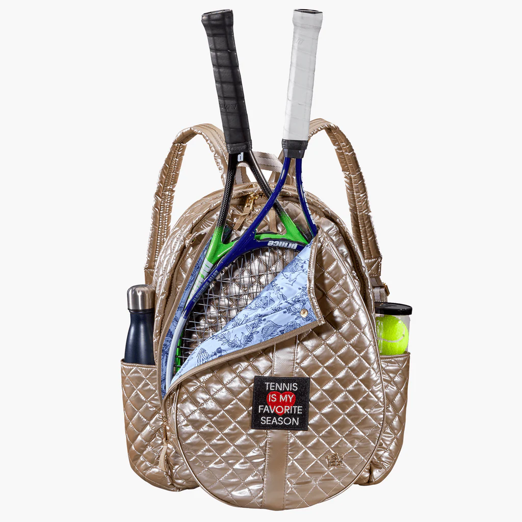 Oliver Thomas 24 + 7 Tennis Backpack - Rose Gold - Image 6