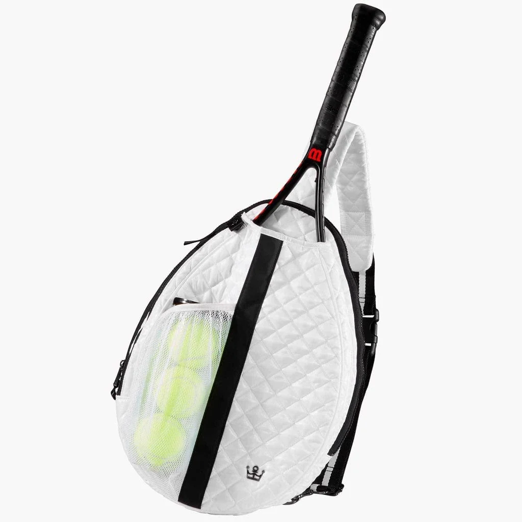 Oliver Thomas 24 +7 Wingwoman Tennis Pickle Sling - White