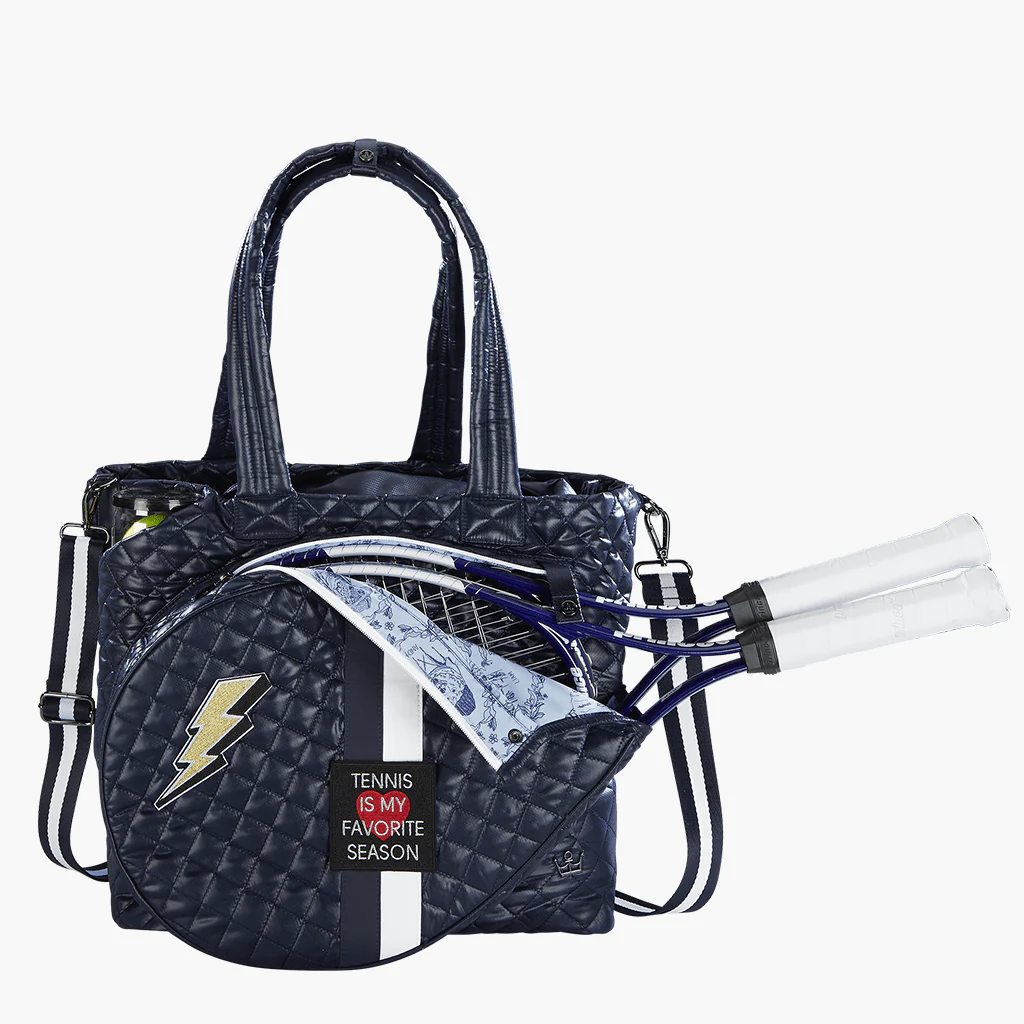 Oliver Thomas Kitchen Sink Tennis Tote - Navy - Image 3