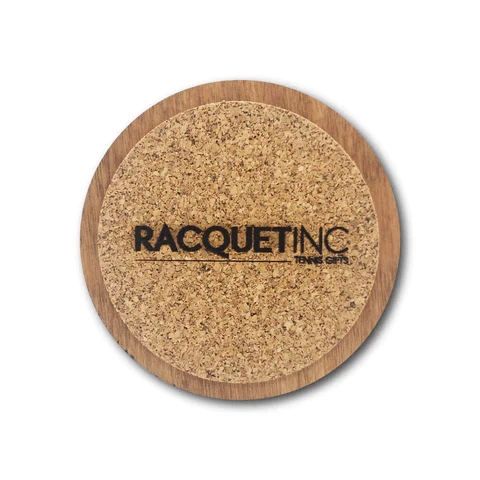 Racquet Inc. Premium Wood Drink Coasters (6-Pack)-Pickleball and Tennis - Image 3