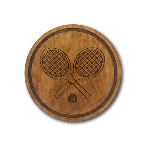 Racquet Inc. Premium Wood Drink Coasters (6-Pack)-Pickleball and Tennis - Image 4