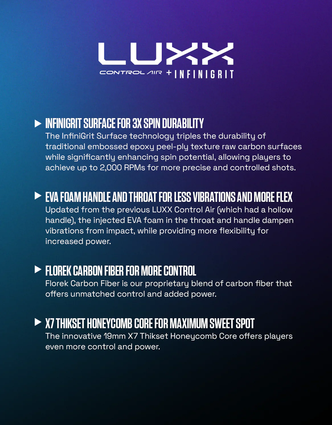 Selkirk LUXX Control Air with InfiniGrit Epic Pickleball Paddle - Image 20