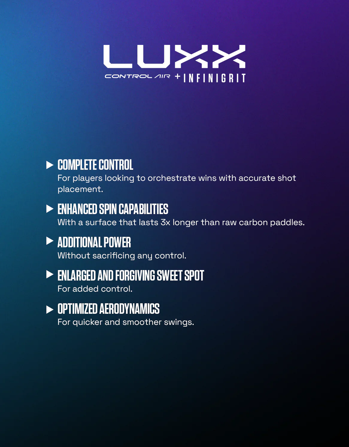 Selkirk LUXX Control Air with InfiniGrit Invikta Pickleball Paddle - Image 24