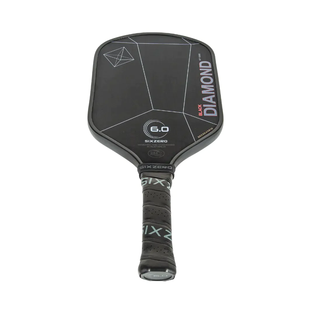 Six Zero 6.0 Black Diamond Power Pickleball Paddle - Image 3