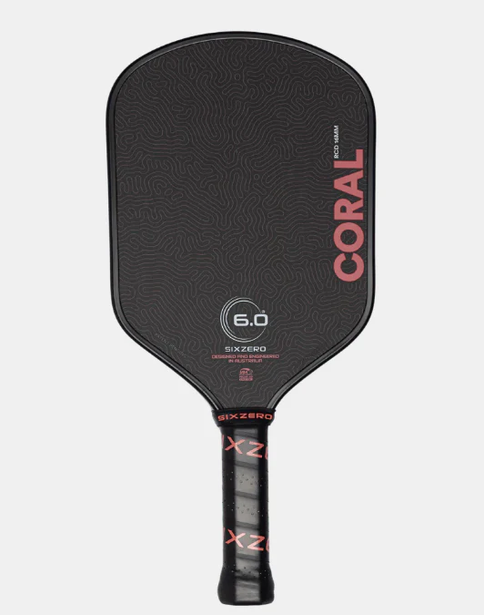 Six.Zero Coral  Pickleball Paddle - Image 4