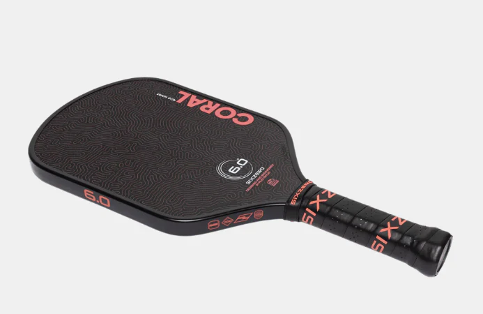 Six.Zero Coral  Pickleball Paddle - Image 5