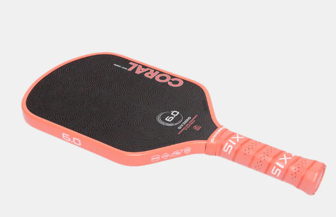 Six.Zero Coral  Pickleball Paddle - Image 6