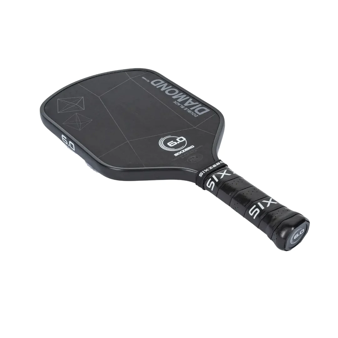 Six Zero 6.0 Double Black Diamond Control Pickleball Paddle - Image 3