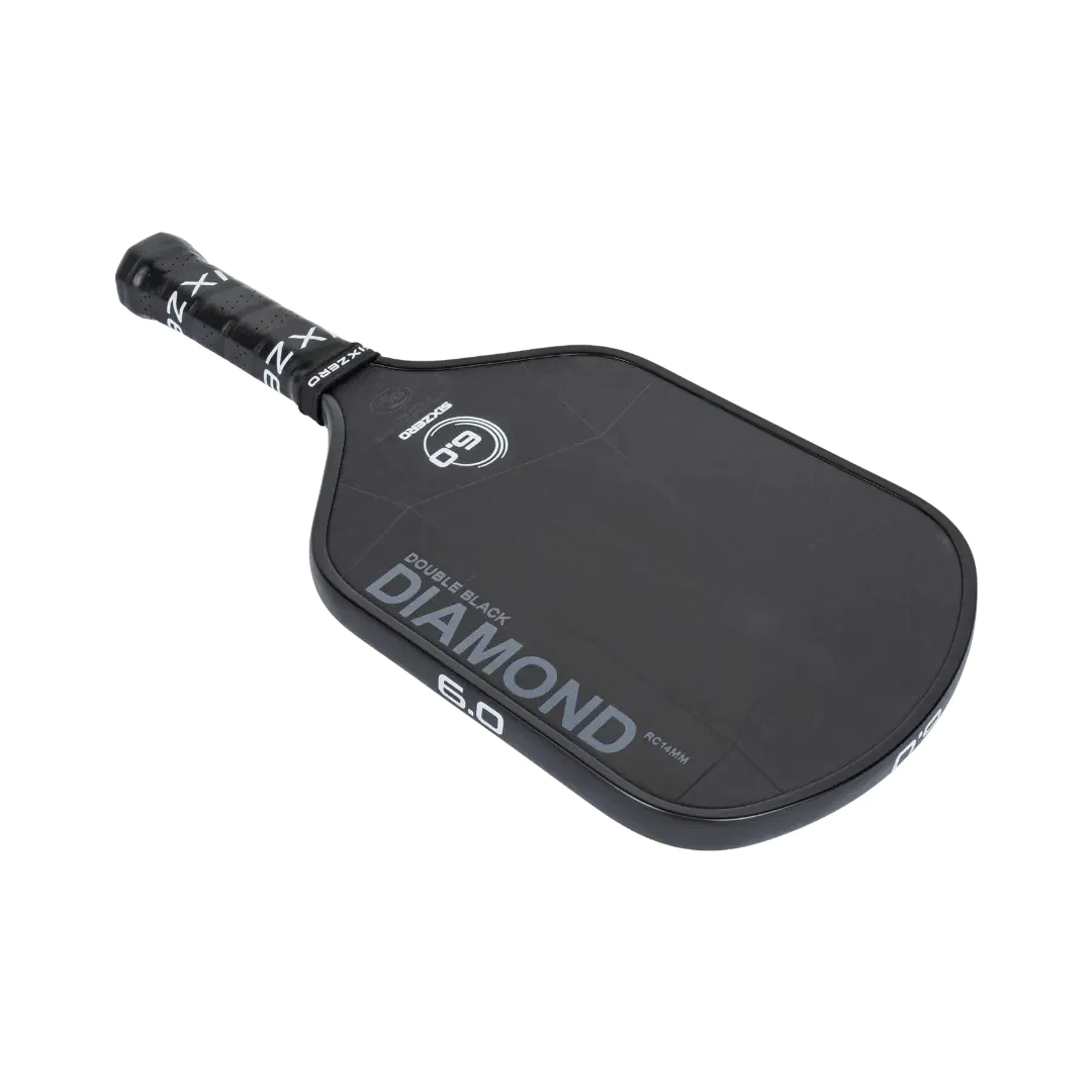 Six Zero 6.0 Double Black Diamond Control Pickleball Paddle - Image 4