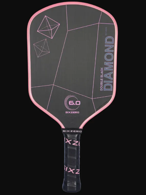 Six Zero 6.0 Double Black Diamond Control Pickleball Paddle - Image 8
