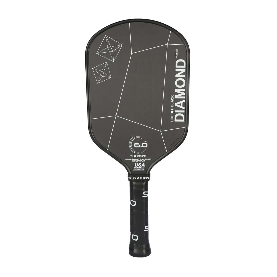 Six Zero Double Black Diamond Control Elongated Pickleball Paddle