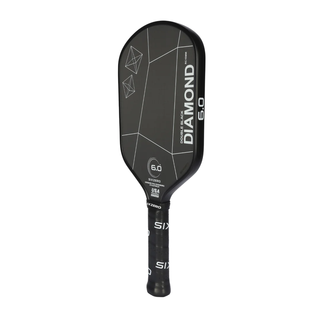 Six Zero Double Black Diamond Control Elongated Pickleball Paddle - Image 2