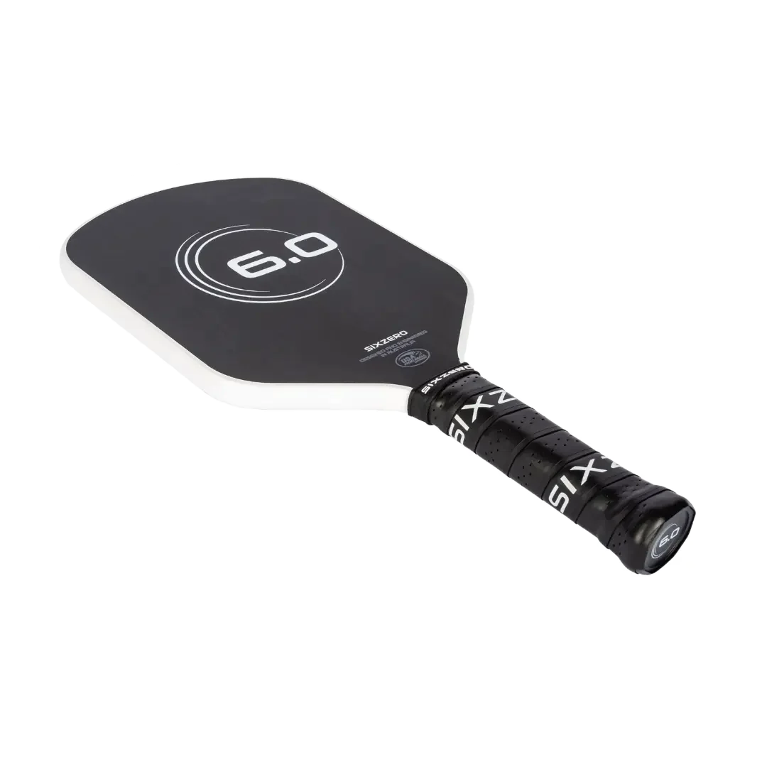 Six Zero 6.0 Infinity Edgeless Double Black Diamond Control Pickleball Paddle - Image 5