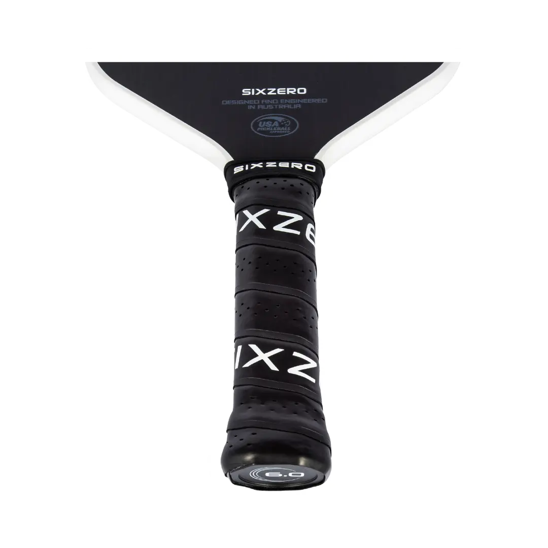 Six Zero 6.0 Infinity Edgeless Double Black Diamond Control Pickleball Paddle - Image 6