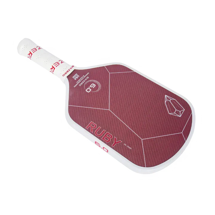 Six Zero Ruby 16mm Pickleball Paddle - Image 4
